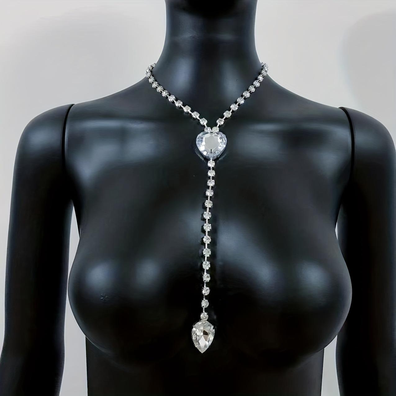 

Elegant Korean Style Crystal Clavicle Pendant Necklace for Women - Wedding Accessory серебряный