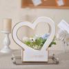 2Pcs Heart-Shaped Flower Wrapping Paper Box Handheld Foldable Portable Bouquet Packaging Box Gift Packing Box