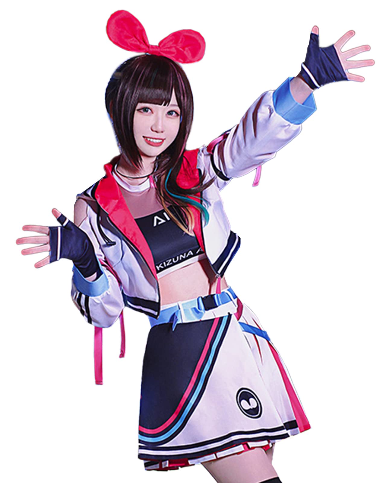 

[Milky Time] Kizuna AI Cosplay Halloween Anime Virtual VTuber 5th Anniversary