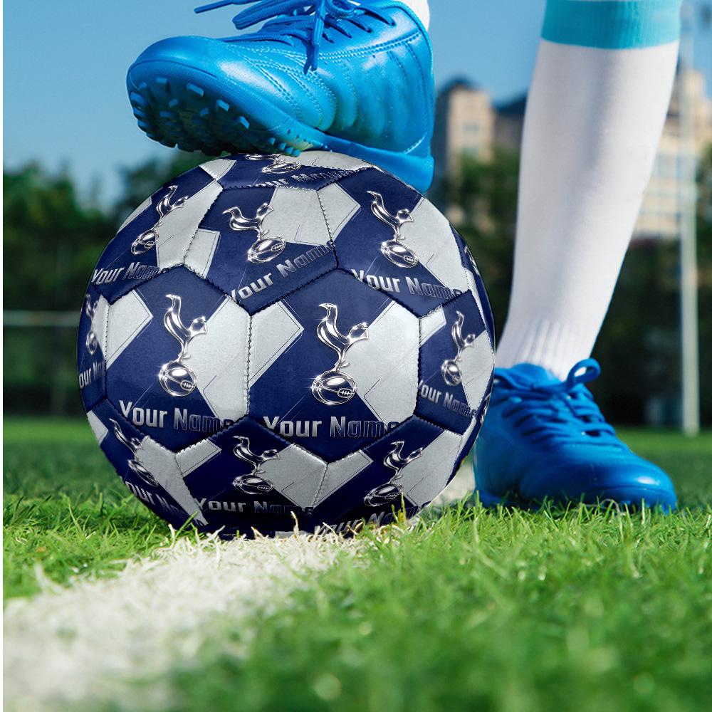 Tottenham Hotspur FC Fashion Size 5 Football Wearproof Non‑Slip Soccer Ball For Sports Training Entertainment Use