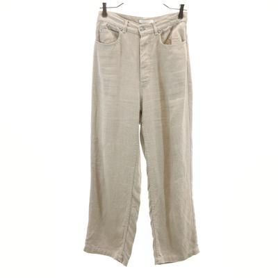 GALERIE VIE Leinenmischung Weite Hose 34 beige Damen Gebraucht