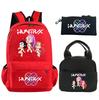 3Pcs/set Anime K-Pop Demon Hunters Printed Backpack with Shoulder Bag Pencil Case for Student Boy Girl Schoolbag Large Capacity Waterproof Bookbag