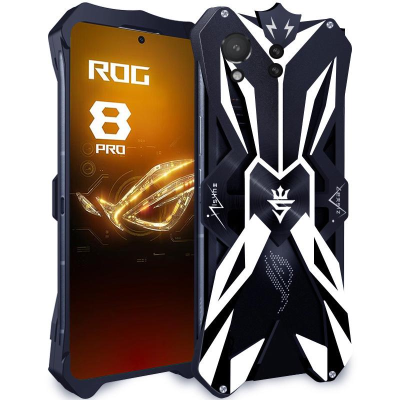 Pro Asus ROG Phone 8 Pro 5G pouzdro z hliníkové slitiny nárazuvzdorný kryt telefonu na ochranu telefonu