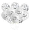 20ks metalický balónek Happy Birthday Balloon Confetti Balloon Gold Silver Blue