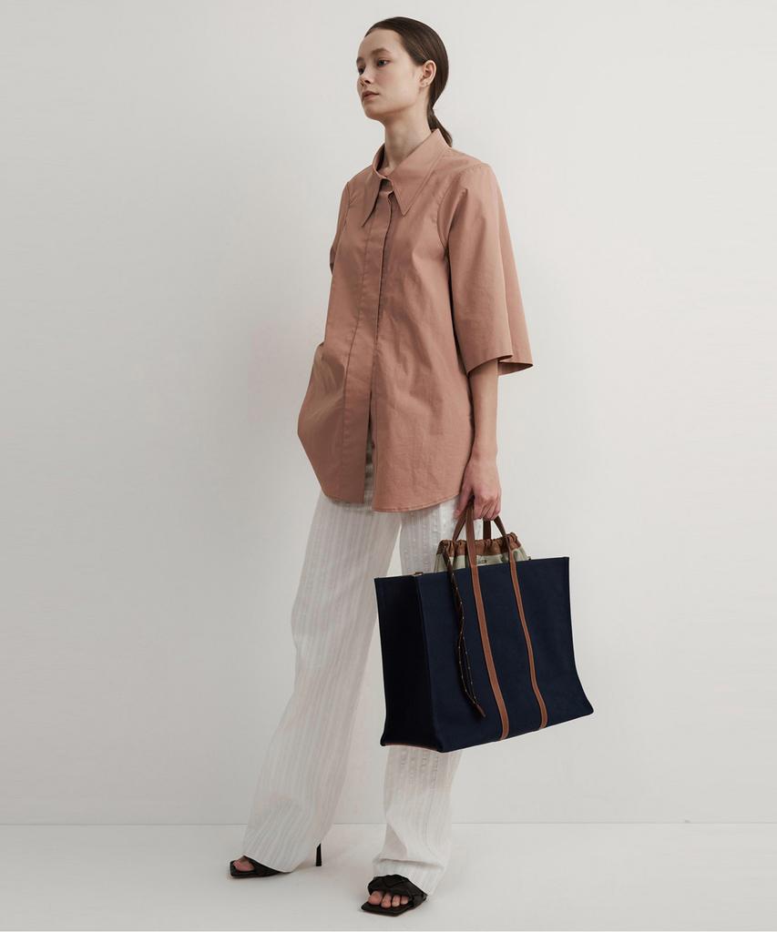 Demaker Big New Vase Bag-Canvas Navy