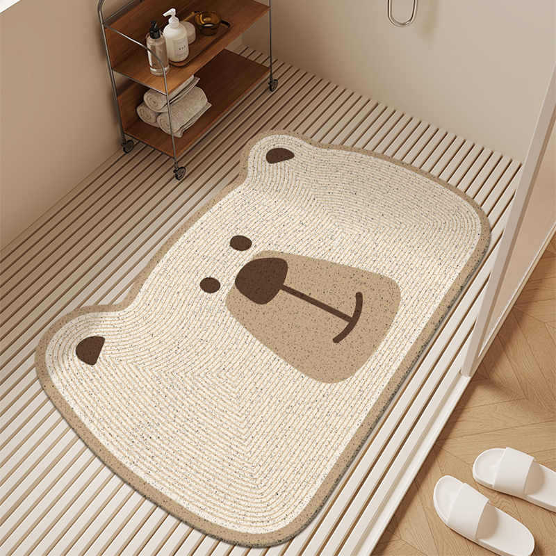 Badezimmer Rutschfeste Matte Toilette Toilette Seidenring Rutschfeste Matte Wasserdicht Toilette Duschraum Badematte