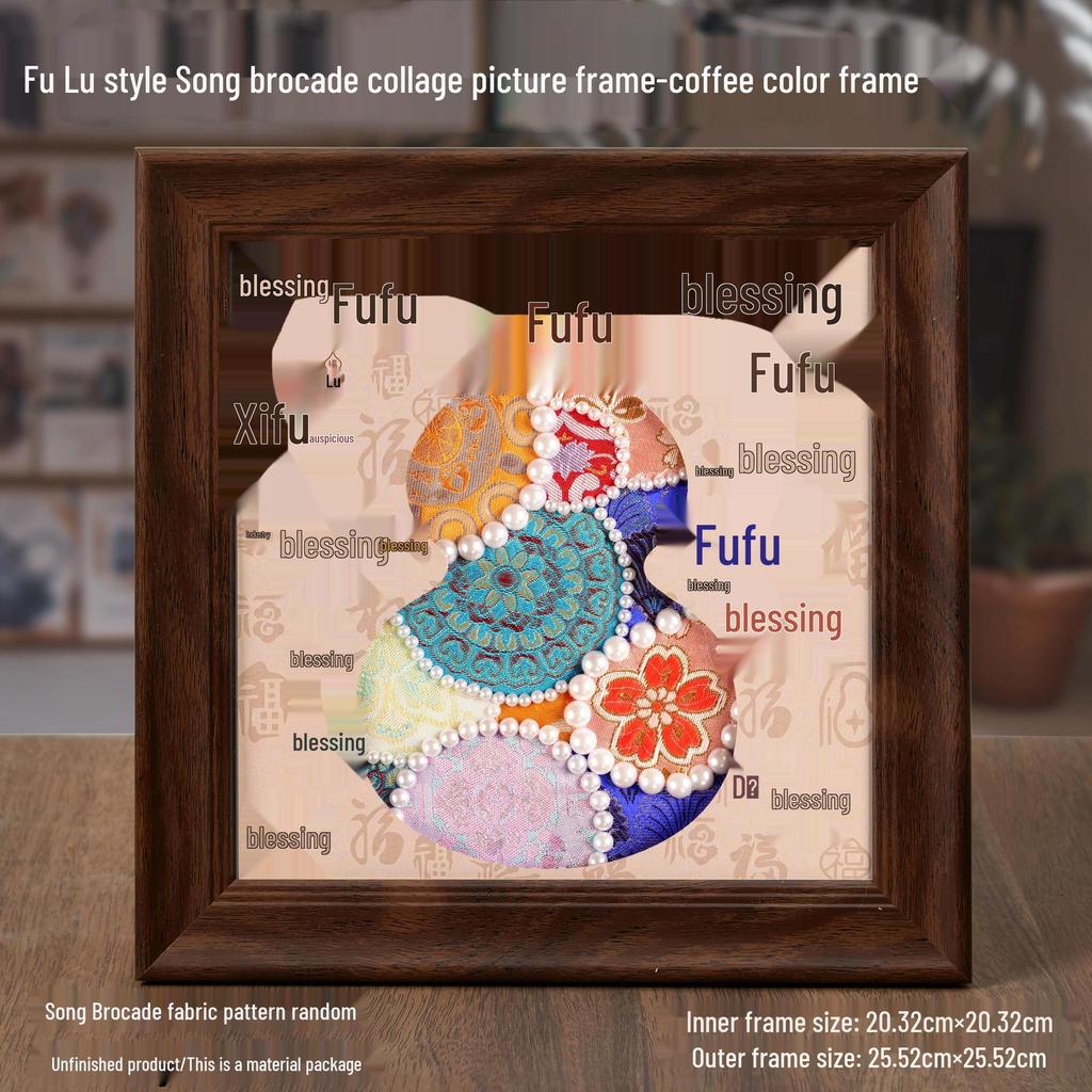 Song Brocade Patchwork Pearl Painting
