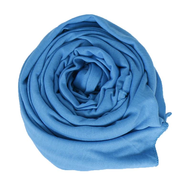 35 Colors Plain Cotton Jersey Instant Hijab Women Wrap Long Elastic Shawl Scarf Maxi Neck Snood Foulards Muslim Sjaal 180*80Cm