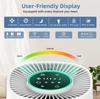 Mobilephone Wifi Control Air Quality Monitor Indoor Purifier Removal of Harmful Gases Formaldehyde Odors Efficiency Filter 360° Air Circulation System