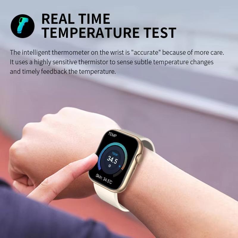 2025 Nové chytré hodinky Bezdrátové nabíjení Chytré hodinky Bluetooth hovory Muži Ženy Chytré hodinky Fitness náramek Vlastní ciferník