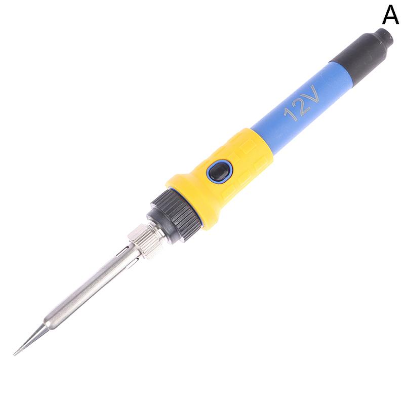 Dc 12V Soldering Iron Low-Voltage Car Battery 60W Welding Rework Repair Tools