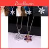 Fashionable 925 Silver Six Petal Flower Necklace Dazzling Box Chain For Everyday Wear