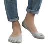 1 Pair Split Toe Socks Comfortable Breathable Cotton Anti-slip Low Cut Socks for Camping