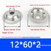 304 Stainless Steel Bowl Gasket with Washer for Adjustable Foot Cup and Recessed Hole Screw