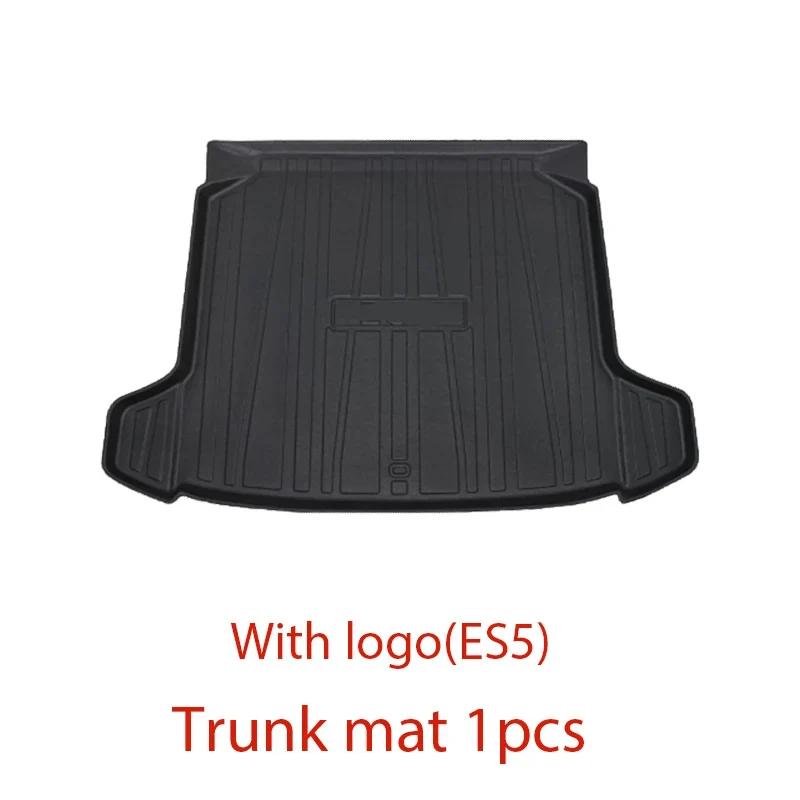 Car Rear Trunk Mat For MGS5 EV ES34 MG ES5 2024 2025 2026 TPE Carpet Storage Pad Cargo Tray Cushion Boot Mats Car Accessories