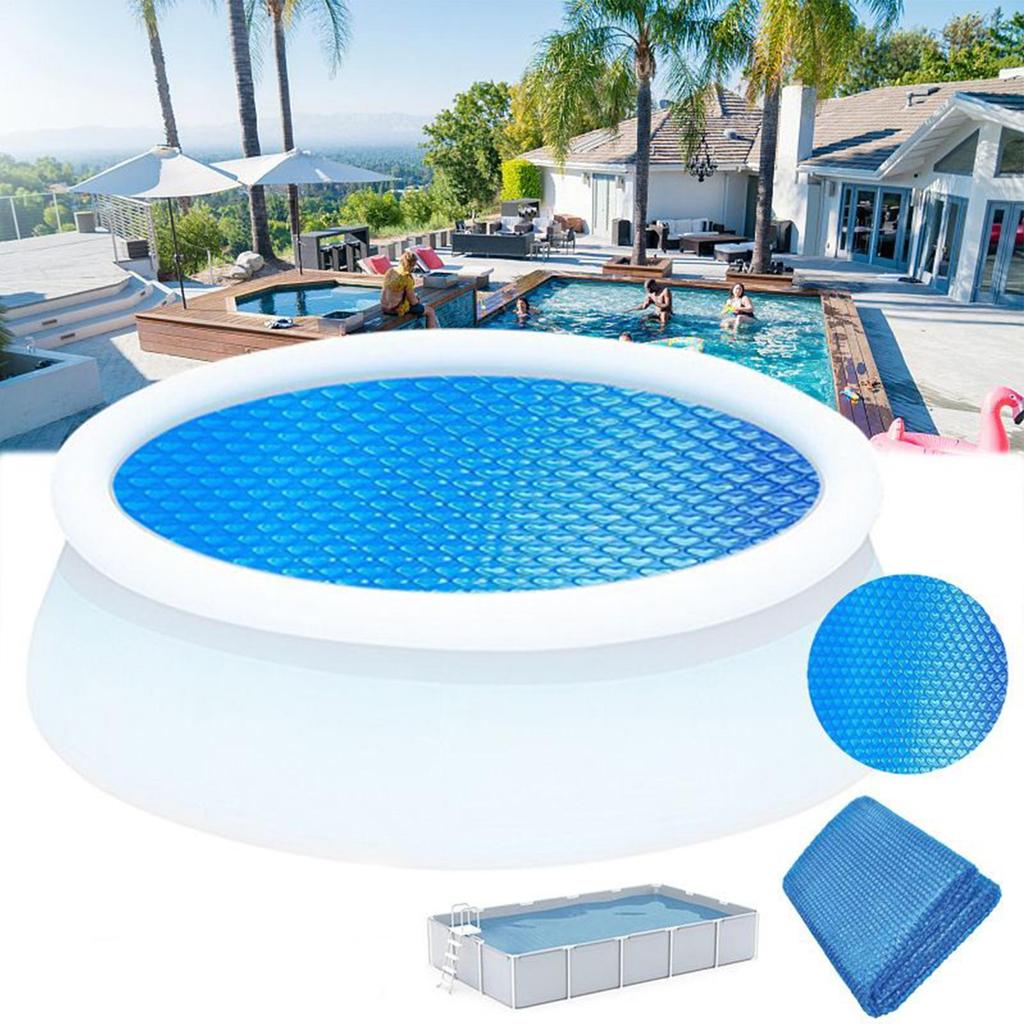 Solar Pool Cover Pool Heat Retaining Blanket Solar Bubble Solar Swimming Cover Free Cutting for Pool Cover Heat Insulation