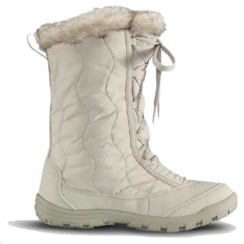 DECATHLON SH500 Warm and Wear-Resistant Comfortable and Simple High Snow Boots Women's Grey