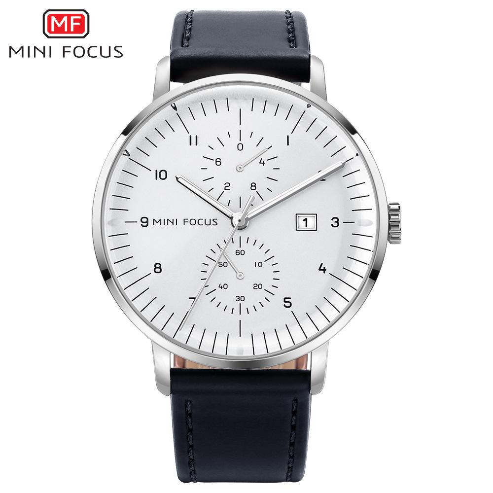 MINI FOCUS Herren Leuchtende Wasserdichte Businessuhr - Bestseller 0052G