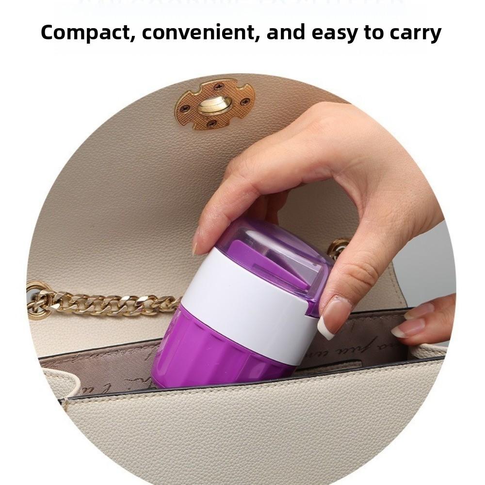 3-in-1 Pill Crusher Stainless Steel Multifunction Tablet Grinder Fine Powder Dust Proof Pill Storage Box