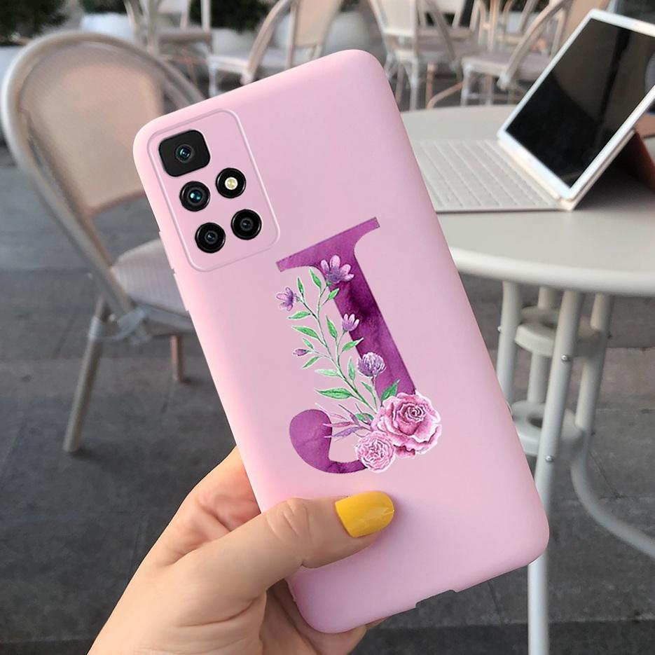 For Xiaomi Redmi 10 Case Simple Fashion Letters Cover 6.5'' Silicon Soft TPU Case For Xiaomi Redmi 10 Redmi10 Coque Funda Bumper