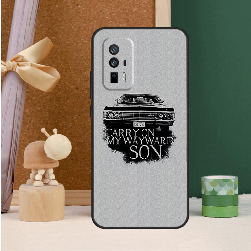 Supernatural CARRY ON WAYWARD SONS Case For Xiaomi 13 14 Ultra 13T 12T 11T 12 Lite POCO X6 M6 Pro X3 X4 X5 F3 F4 M5s F5 Cover