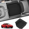 LUCKEASY for Honda Prelude 6th Gen BF1 2025-2026 Center Console Armrest Storage Box ABS Car Interior Accessories Black