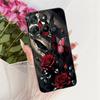 Modne etui na telefon z literami dla Motorola Moto G77 G67 Tylna osłona dla MOTO G67 G77 5G Miękkie czarne silikonowe etui