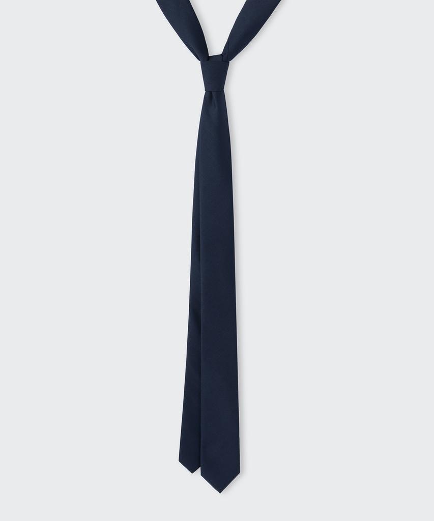 MUSINSA STANDARD Wool Slim Solid Tie [Navy]