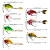 5Pcs Spinner Fishing Lures with Hook Long Cast Metal Lures Hard Metal Spinner Baits Fishing Accessories for Freshwater