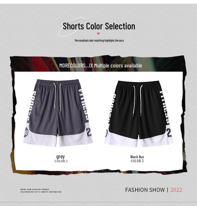 Herren Übergröße Schnelltrocknende Sommer Sportshorts für Fitness & Basketball