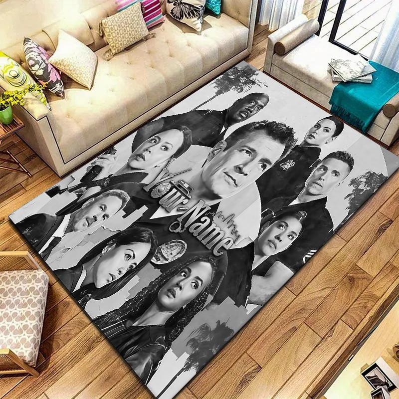 The Rookie Custom Name Carpet Rug For Living Room Bedroom Home Sofa Decoration Kids Play Nonslip Floor Mat