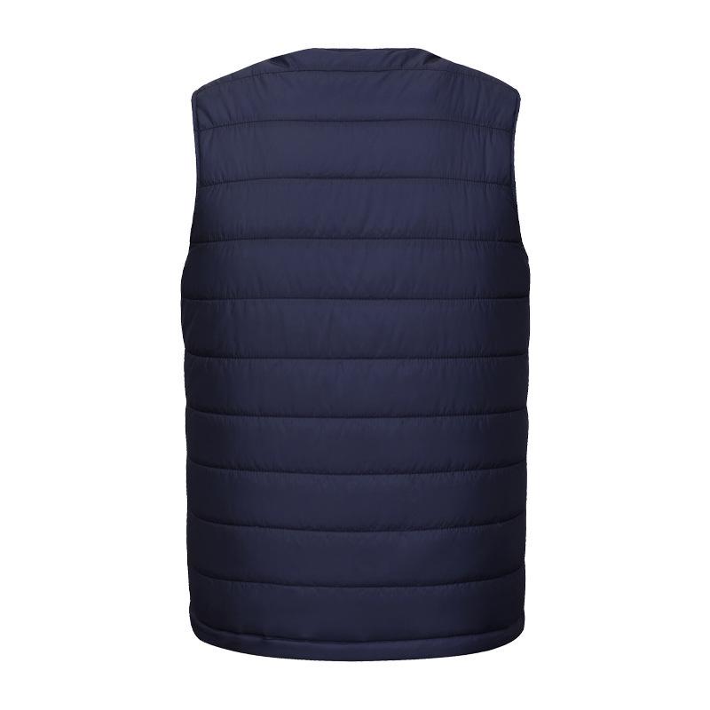 Chaleco Térmico de 12 Zonas con Cuello en V Talla Grande para Personas de Mediana Edad y Mayores - Ropa de Invierno Casual Eléctrica