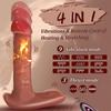 Retractable Remote Control Heating Thrusting Realistic Dildo Vibrator Wireless Remote Layer Silicone Super Big Penis Dildos Sex Toys For Women