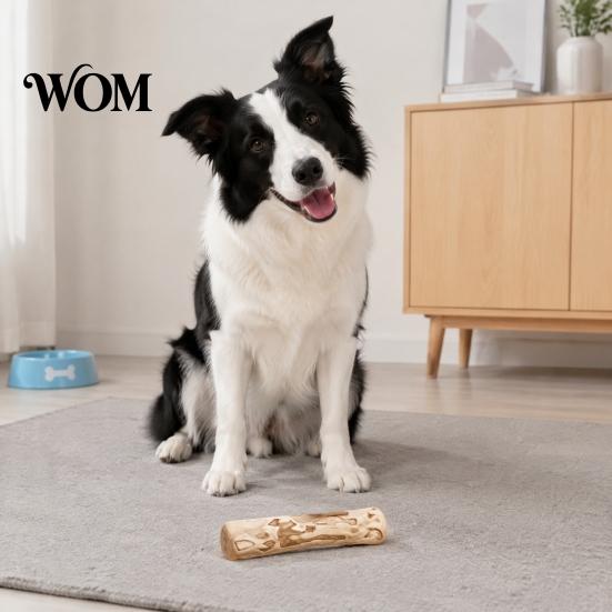 Hard Wood Chew Sticks for Puppies Coffee Dog Stick, Puppy Teething Toy, Safe Dental Care Dogs Natural Health Toy Aggressive Chewers Stick