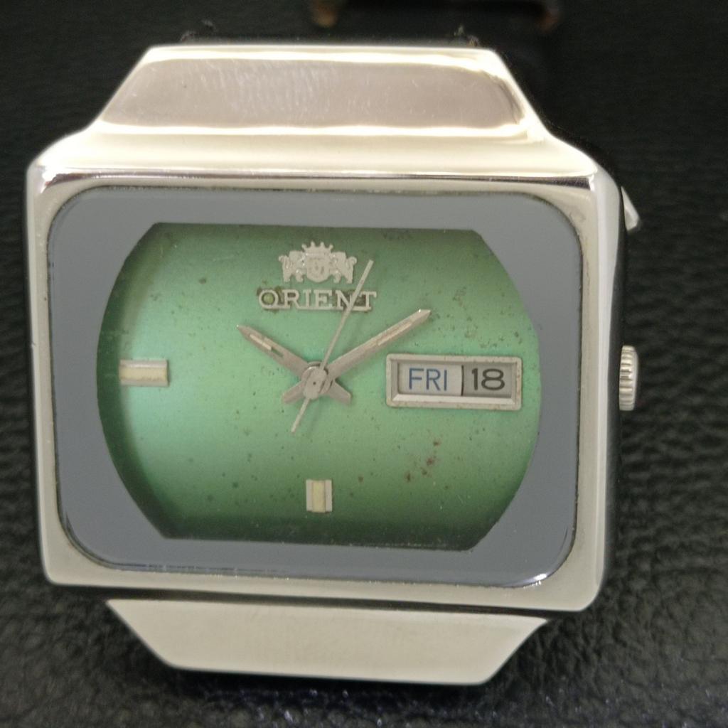 USED JAPAN ORIENT CRYSTAL 46941 AUTOMATIC MENS ORIGINAL DIAL WATCH A432876-2 R113-a432876