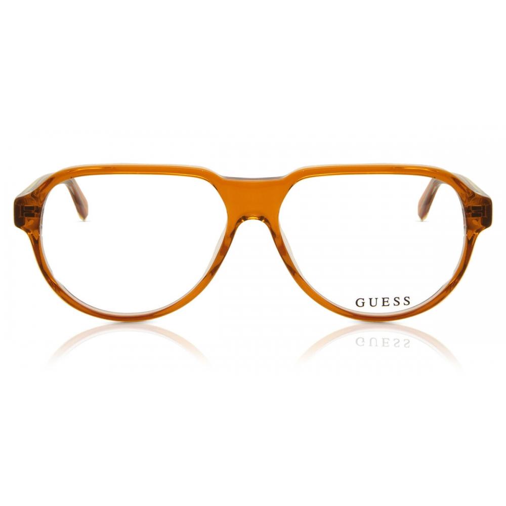 

Guess Gu50090 044 Men Eyeglasses Transparent Orange/56