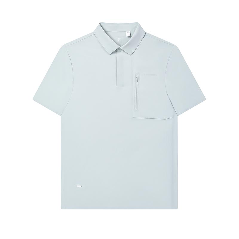 New FILA Polo Shirts Men's Trapped Gray F11M432707FGY