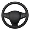 Car Steering Wheel Cover Hand-stitched Black Artificial Leather For BMW E70 X5 2008 2009 2010 2011 2012 2013 2008-2013