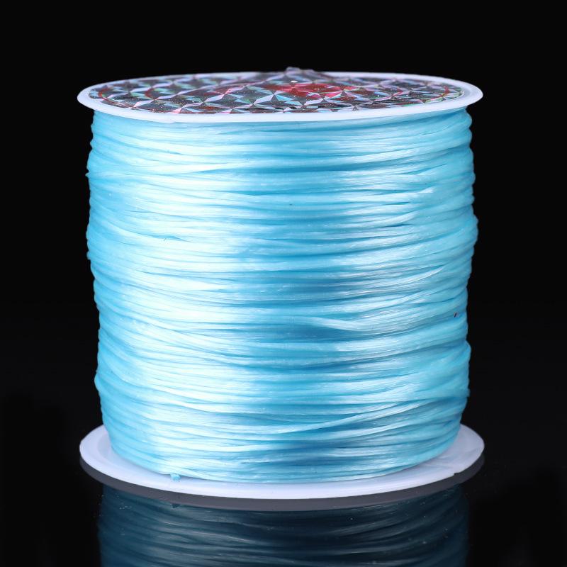 Fir elastic din cristal 0,8 mm Fir elastic din cristal Fir pentru mărgele Fir elastic pentru brățări pentru confecționarea bijuteriilor Confecționarea de mărgele Cordoane și fire pentru mărgelit