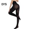 Collants pour femmes taille haute couleur unie haute élasticité maigre mince couleur bonbon antidérapant Cosplay Performance collants travail quotidien porter des bas longs