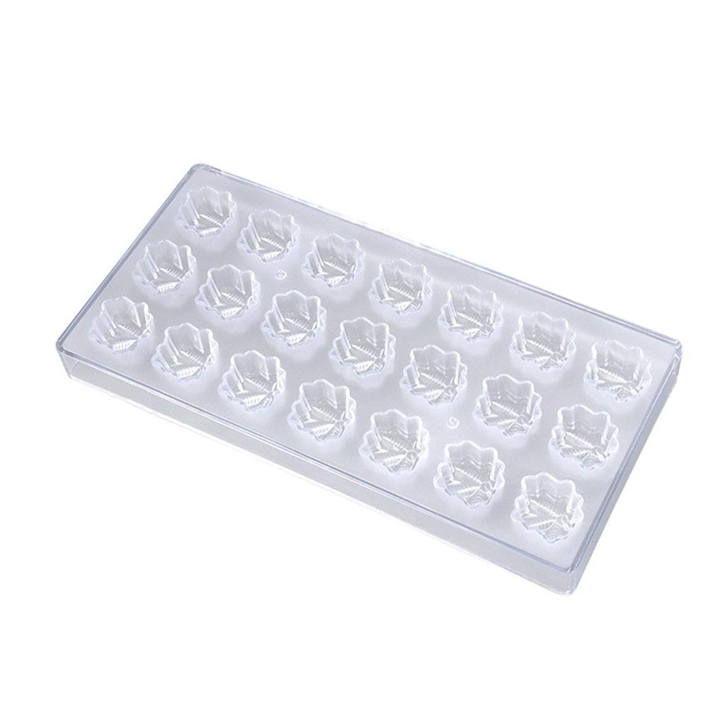 Easy Clean Polycarbonate Chocolate Mold Clear Durable Confectionery Mould Reusable Baking Baking Tool Kitchen Supplis