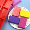 DIY Silicone Rectangle Cake Pan Square Soap Molds Pudding Muffin Loaf Brownie Cornbread Mould