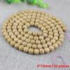 Golden Yellow Star Moon Bodhi Beads Bracelet - 108 Beads Rosary, Hainan Traditional Material