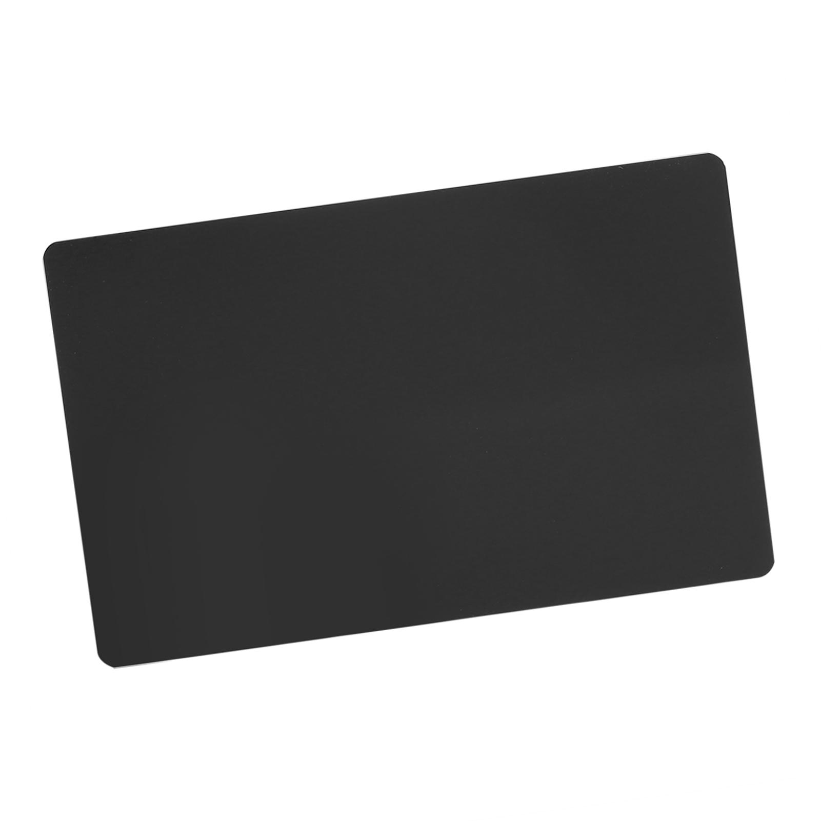

50Pcs 5 Colors Impressive Blanks Laser Mark Engraved Metal Smooth Business Visiting Name Cards чорний