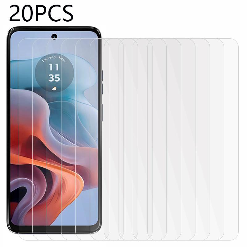 

20 ШТ Для Motorola Moto G45 5G/G34 5G Плівка на передній екран 0,3 мм Загартоване скло Покриття 2.5D Захист від розбиття Type A