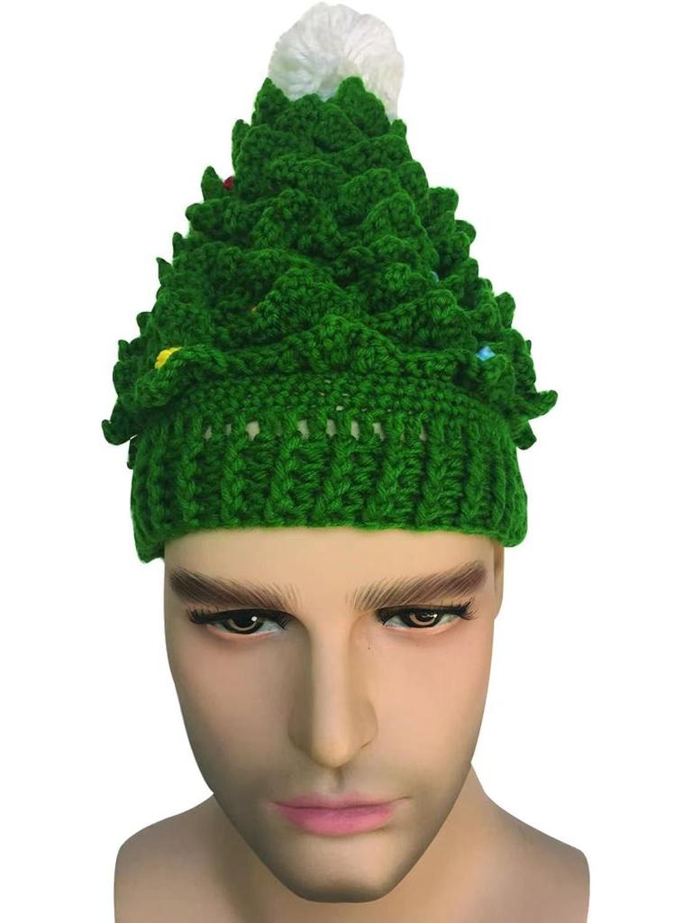 Handmade Knitted Christmas Parent-Child Hat - Warm Creative Winter Holiday Accessory