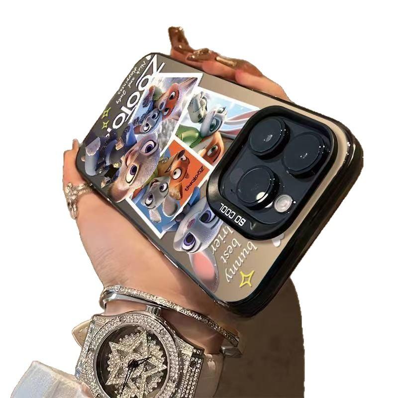 The new cartoon is suitable for iphone17 mobile phone case 11 Apple 16promax/15 anti-drop 14pro13 Europe and America 12