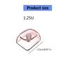 10Pcs Transparents Blank Keycap Set 1.25U MOA Profile Crystal Translucents Keycaps for Mechanical Keyboards