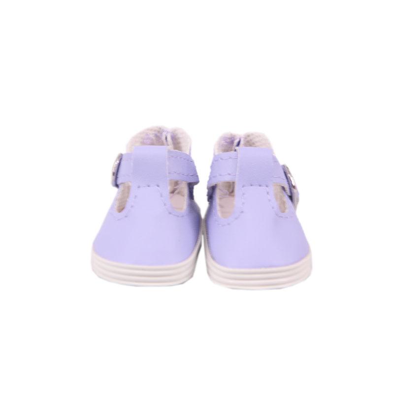Puppenschuhe aus weichem PU, 5,1 cm, für 36,8 cm große Puppen von 32–34 cm, Geschenkzubehör für Mädchen, 1 Paar
