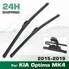 For KIA Optima MK4 2015-2019 2016 2017 2018 Wiper Front Wiper Blades Windshield Windscreen Window Brush 26"+18